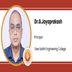 Sree Sakthi Engineering College, Principal: Dr.G.Jayaprakash Interview